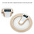 Sonew Digital Weight Scal, Round Intelligent Electric Digital Weight Body LCD Display Scale High Scale(Gold)
