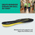 Spenco PolySorb Heavy Duty Insoles - Performance Foam Shoe Inserts w/ 4-Way Stretch Fabric & SpenCore Layer for Shock Absorption, Odor Control & All-Day Comfort & Stability - Fits Most Shoes