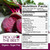 Organic Beet Juice Beet Kvass 48 Ounces (3 16 Ounce Bottles) from Garden Goddess Ferments, Nitric Oxide Superfood for Improved Circulation, Blood Pressure, Iron Supplement, and Hangovers - Sugarfree