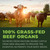 Beef Organ Supplement, Grass Fed & Pasture Raised, 180ct