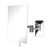JERDON Wall-Mounted Makeup Mirror - 5X Magnification - Chrome - JRT695C