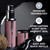 Travalo Milano Perfume Atomizer - Leak-Proof and TSA Approved for Air Travel - Reusable, Airtight, Easy Fill Mini Pump Sprayer - Lightweight Vegan Leather w/Polished Metal Outer Shell - Perfect Pink