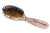 Rock & Ruddle Natural Mixed Boar Bristle Hair Brush for Women and Kids (Small 6.9") - Perfect for Wet or Dry Hair, Detangling Smoothing Blowdrying - Designed & Made in UK - Pink Gingham