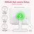 EASEHOLD Rechargeable Lighted Makeup Vanity Mirror, 64 LED Trifold Foldable
