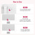 EASEHOLD Rechargeable Lighted Makeup Vanity Mirror, 64 LED Trifold Foldable