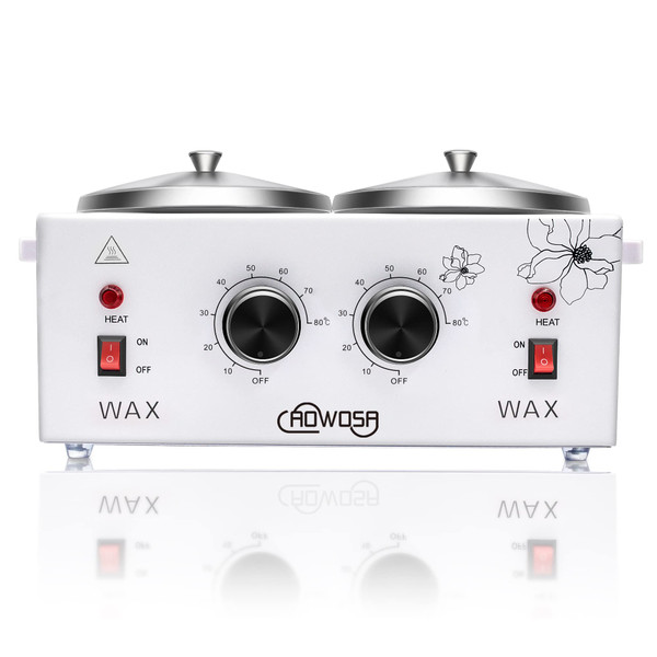 Double Wax Warmer Professional Waxing Pot Heater Machine for Hair Removal