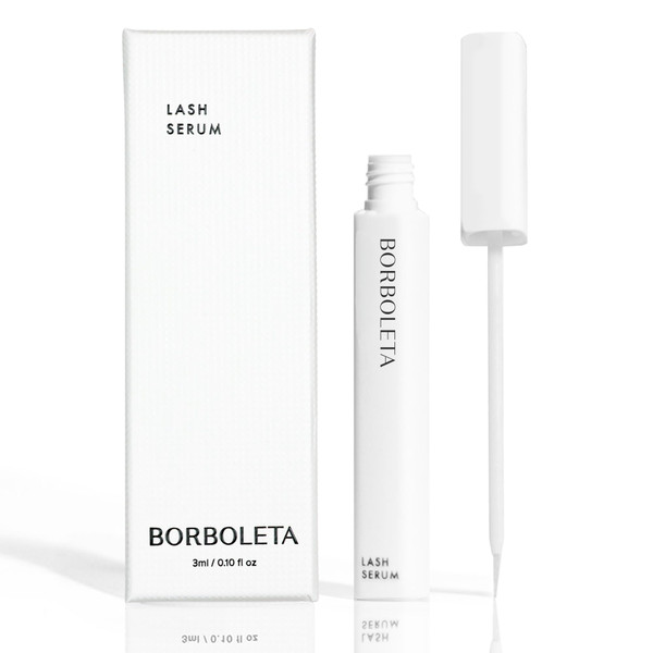 Borboleta Lash Serum, Eyelash Serum for Longer, Thicker, and Fuller Looking Natural Eyelashes