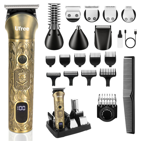 Ufree Professional Beard Trimmer for Men, Electric Shaver Razor, Men Gift