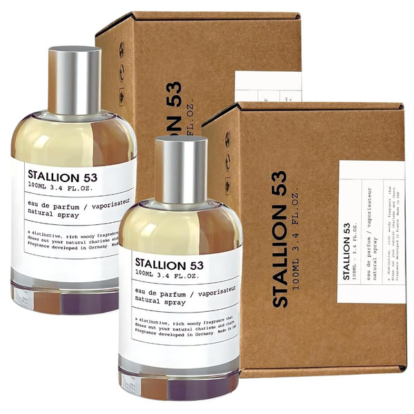 STORIES PERFUME Men's Bundle X2 Stallion 53 Eau De Parfum 100ml/3.4oz Unisex | Herbal, Woody, and Earthy Scent for Men and Women