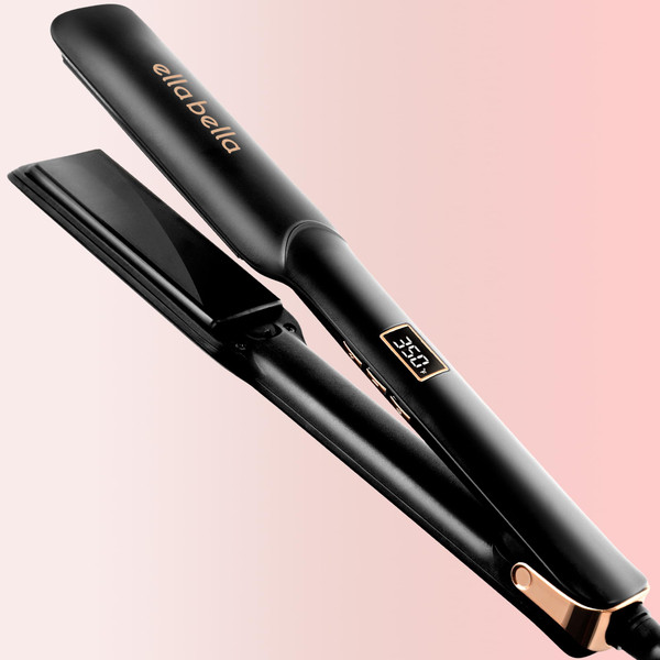 ELLA BELLA® Professional Ceramic Flat Iron Hair Straightener for Women