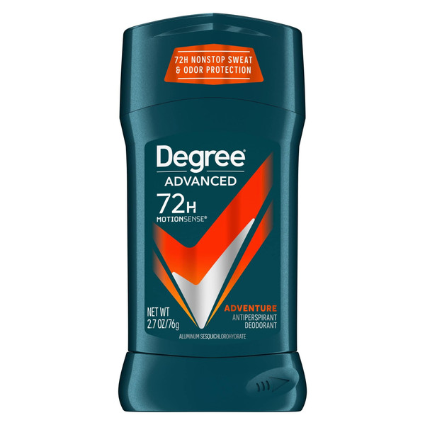 Degree Men Adventure Advanced Protection Antiperspirant Deodorant Stick, 2.7 oz (Pack of 11)