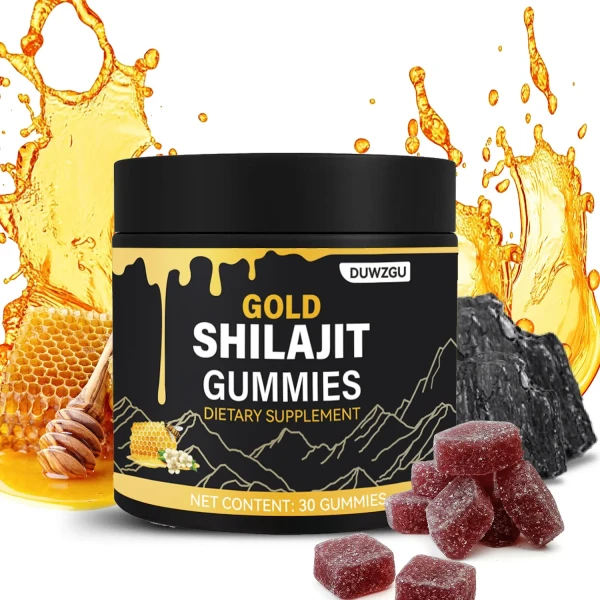 Shilajit Gummies - Organic Manukahoney - Boosts Energy and Stamina - Sports and Fitness - 30 Gummies