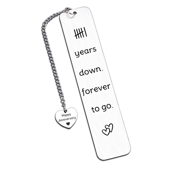 Iron Gifts for 6th Anniversary 6 Year Anniversary Bookmark Gifts for Women