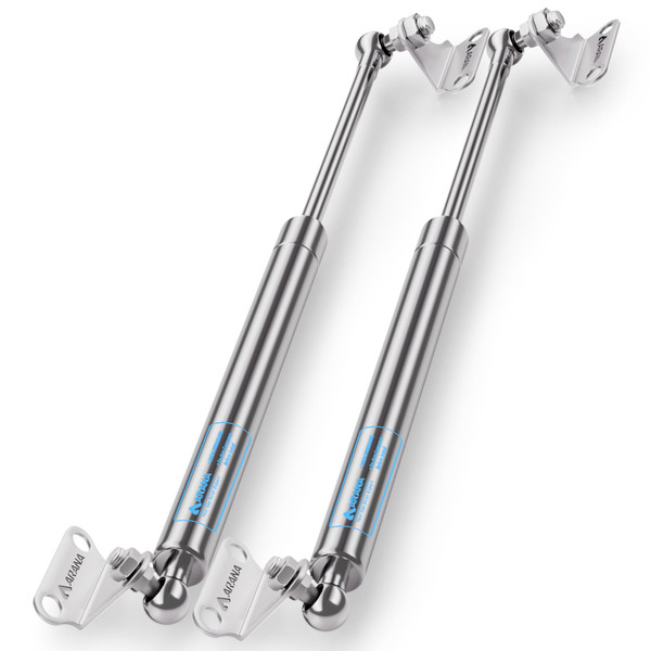 ARANA 304 Stainless Steel Gas Struts 15 inch 100 lb for Boat Hatch, 2 Pcs