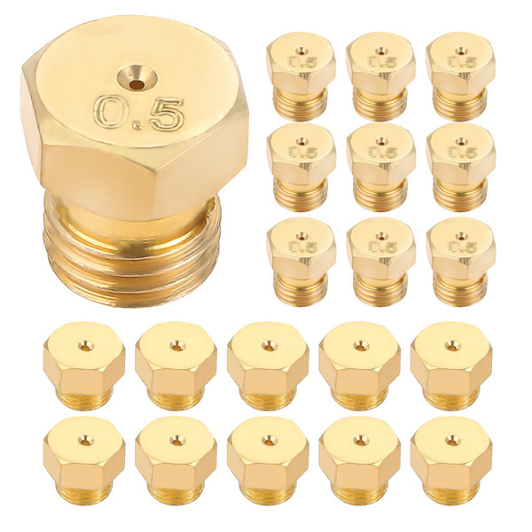 20 Pcs Propane Gas Orifice Nozzle Conversion Kit for Water Heater