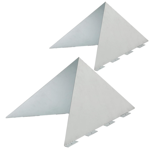 Snow Splitter for Metal Roof(2 piece Set), Compatible with 2-12 Inch Pipes