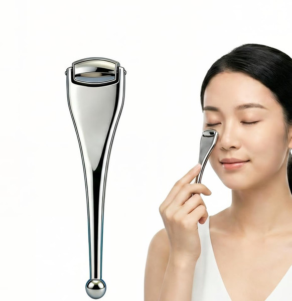 Metal Eye Roller for Dry Eyes Eyelid Massage Tool for Daily Eyelid Care