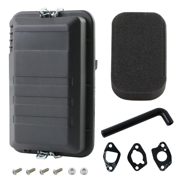 KIKITE 196cc 212cc Generator Air Filter Housing Box/Cover Assembly for 3000 3500 4000 4500 watt Air Filter Cleaner Box Compatible with Predator Champion Firman Generators Air Filters