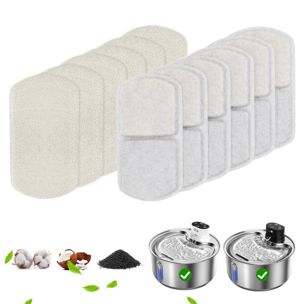 6 Pack Filters Replacement Filter for FS40 Plus, 6 Layer Filter