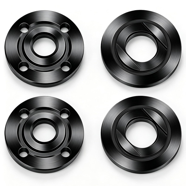 Aienxn 4PCS (2 Sets) 5/8-11 Grinder Nuts Grinder Flange Replacement Parts