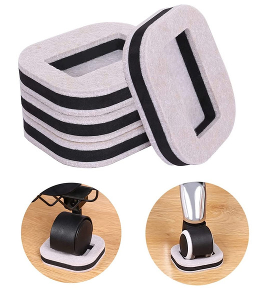 Quantum Leap Pack of 4 Felt Furniture Pads Feet Floor Protectors Protect Your Wooden Floors from Marking or Scratching.