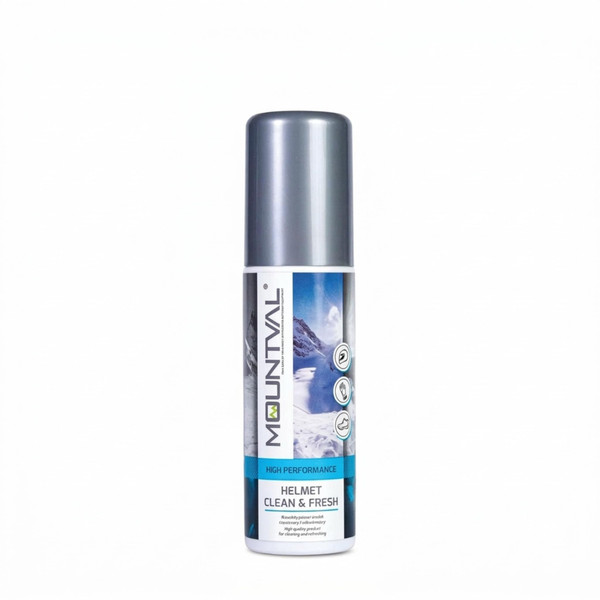 Helmet Sanitiser & Cleaner Spray for Ski & Motorbike Helmets - Mountval