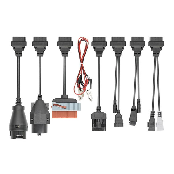 Tiardey 8-Piece Diagnostic Adapter Cable Kit for Universal Auto Diagnostic Devices - Compatible with AK DS150E, TCS CDP Pro, and Other OBD2 Diagnostic Tools