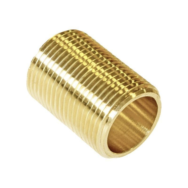 ODSUPPLIES - 3/4" x 27mm Brass Running Nipple