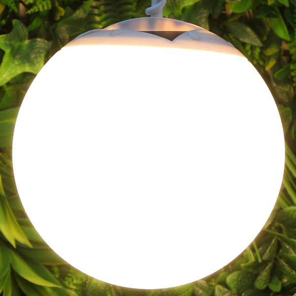 NOMA Solar Hanging Sphere Light, 20 cm, White (Pack of 1)