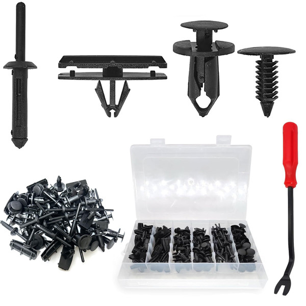 161PCS Fender Clips for 2007-2022 Jeep Wrangler JL JK & 2005-2010 Grand Cherokee, Retainer Push Pins 6030441, Plastic Rivets 6506007AA, Rocker Molding Clips 68039280AA, Grill Bumper Push Pins 6503598