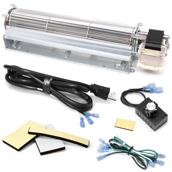 GA3650 GA3700 Fireplace Blower Fan Kit Replacement for Desa, FMI, Vanguard, Vexar, Comfort Flame Glow, GA3650A GA3650TB GA3750A BK BKT Fireplaces Fan Blower Motor
