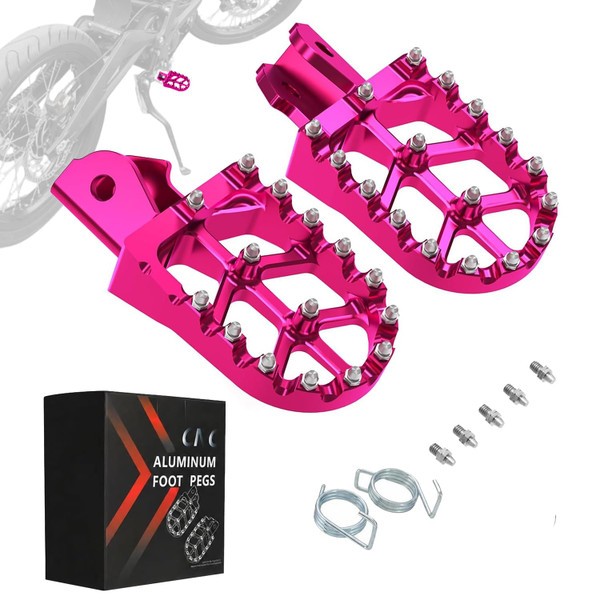 JFG RACING 7075 Aluminum Foot Pegs with Springs for Surron LBX/Eride Pro