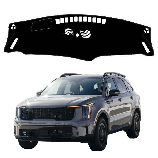 Vvwmluui Dashboard Cover for Kia Sorento 2024 2025 2026, Non-Slip Dashboard Protector & Sunshield, UV-Blocking, Anti-Glare Dash Mat Pad