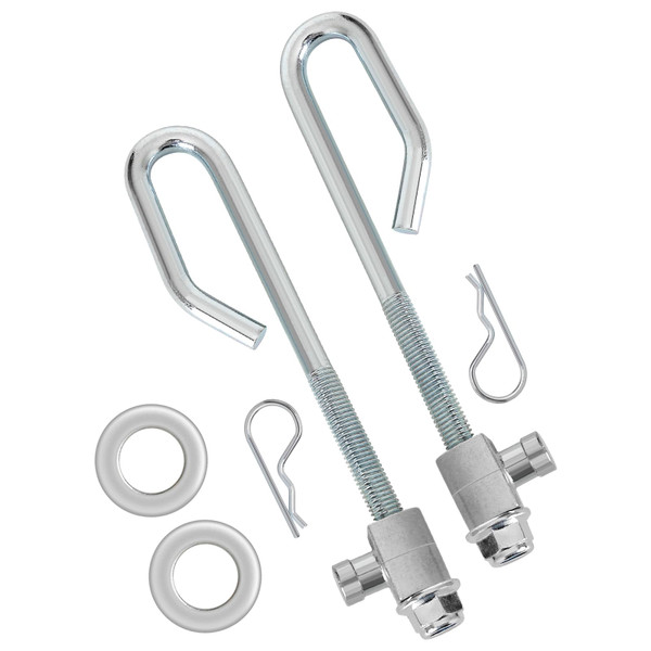 Bularie GX24864 GX21718 Deck Lift Hanger Rod Kit for John Dee re Lawn Mower - Deck Lift Link Kit Compatible with JD E130 L100 LA120 L120 Lawn Mower Tractor with Bolt Trunnion Washer Nut - 2 Set