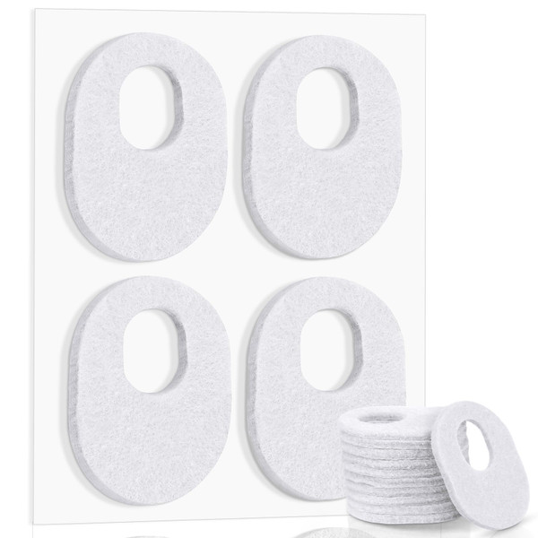 WILLBOND 48 Pack Callus Pads, 1/8" Thick Oval Corn Pads,1/8Inch,White