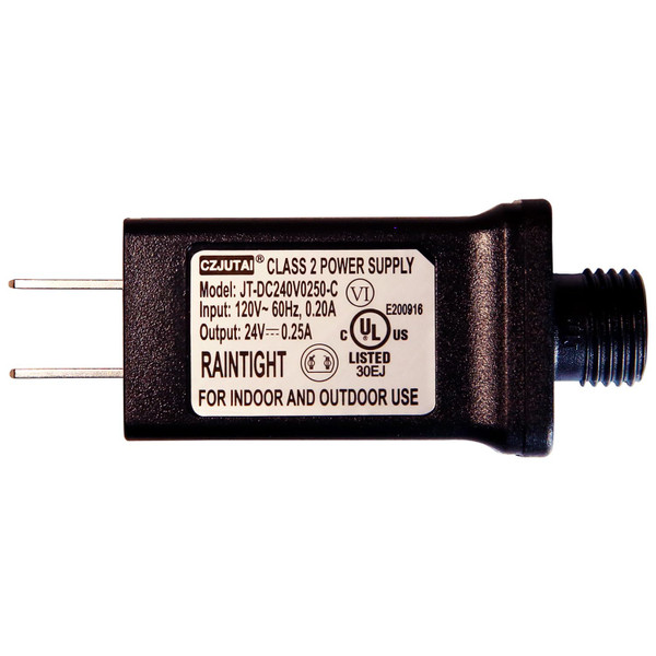 TYBEEU 24V LED Christmas Tree & Strip Light Adapter - Class 2 Power Supply