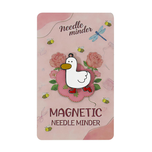 Ymcafmo Black Cute Duck Magnetic Needle Minder 1Pack