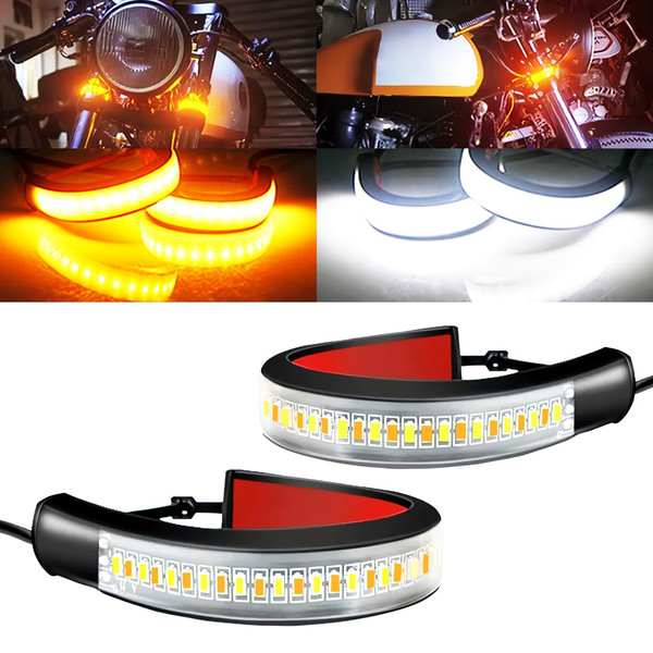 Qasim 5inch Motorcycle Daytime Running Light Switchback LED Strip