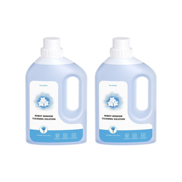 VILLAPOOL Window Cleaning Solution for WINBOT Cleaning Robot, 2 Pack