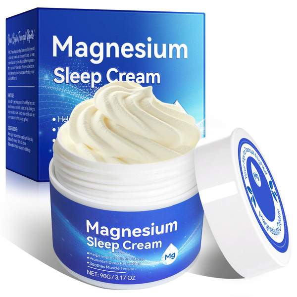 Magnesium Oil for Feet, Topical Magnesium Cream, High Concentration Genuine Zechstein 1Pack
