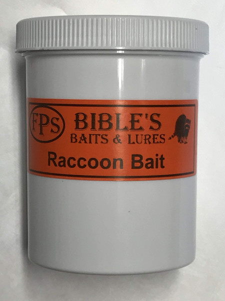 FPS) BIBLE'S Raccoon Bait (4 oz.) Works in Live Traps, DP Traps, Dirt Hole Set.