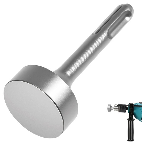 SDS Plus Ground Rod Driver, Forged Steel Driver Bit for Hammer Drills, Flat