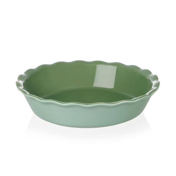 Sweejar Ceramic Pie Pan, 10 Inches Round Baking Dish for Dinner(Green)