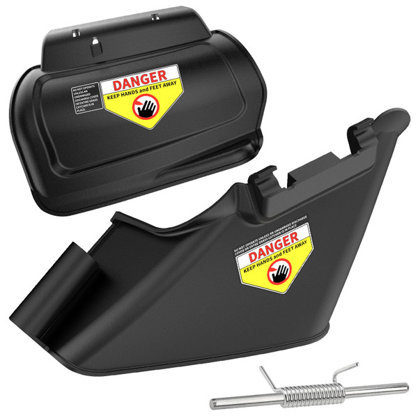 LIZEWEI 731-07131 987-02516A Side Discharge Chute and Hinged Mulching Plug Compatible with MTD Craftsman Lawn Mower. for TB110, TB130, TB200, TB230. Replace 731-7131 987-02516
