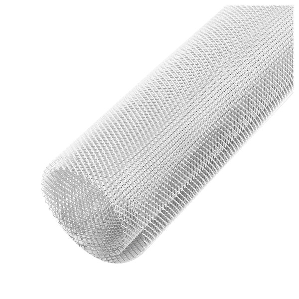 40x13" Car Grill Mesh for Bumper,Cuttable Metal Mesh Grill with 3x6mm Diamond Shaped Eyelets for Blocking Stones/Branch,Aluminum Alloy Car Metal Meshes Screen Grille Inserts (3x6mm Diamond)