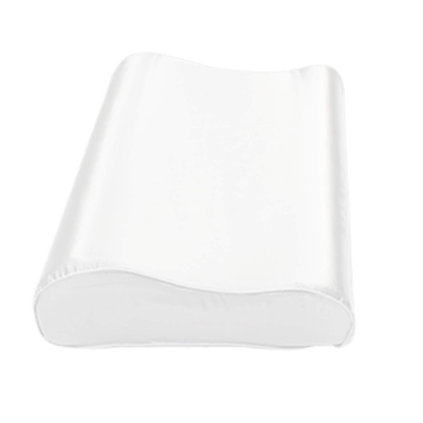 Cozysilk 100% Mulberry Silk Pillowcase for Memory Foam, Cervical, Contour Pillow (20 x 12.5 inch, White)