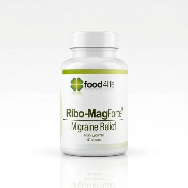 Ribo-Mag Forte for Migraine Relief, Developed by Neurologists and Migraine Specialists, Natural Headache Prevention Supplement, Preservative Free, Gluten Free