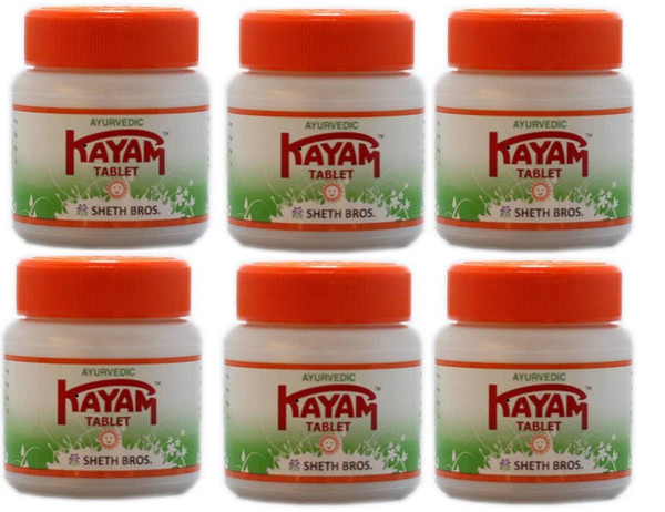 Ayurvedic Kayam 30 Tablets x 6 Packs