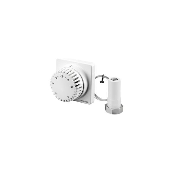 Oventrop 1012295 Thermostat Uni FH with Remote Adjustment Capillary Tube 2000 mm White