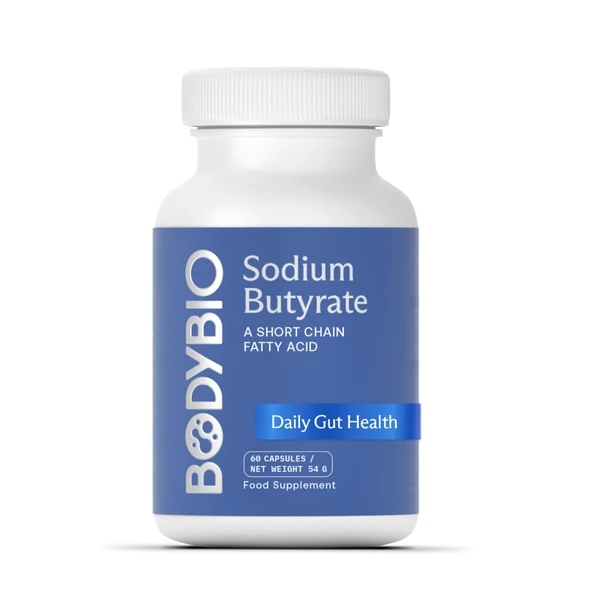 BodyBio Butyrate Sodium- Postbiotic for Gut & Digestive Support